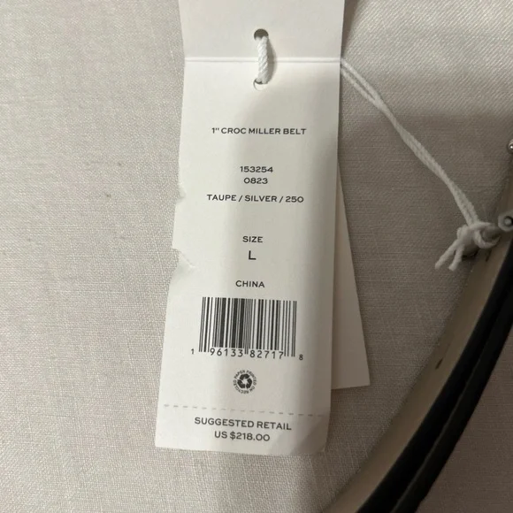 Tory Burch 1” Croc Miller belt - Picture 4 of 4